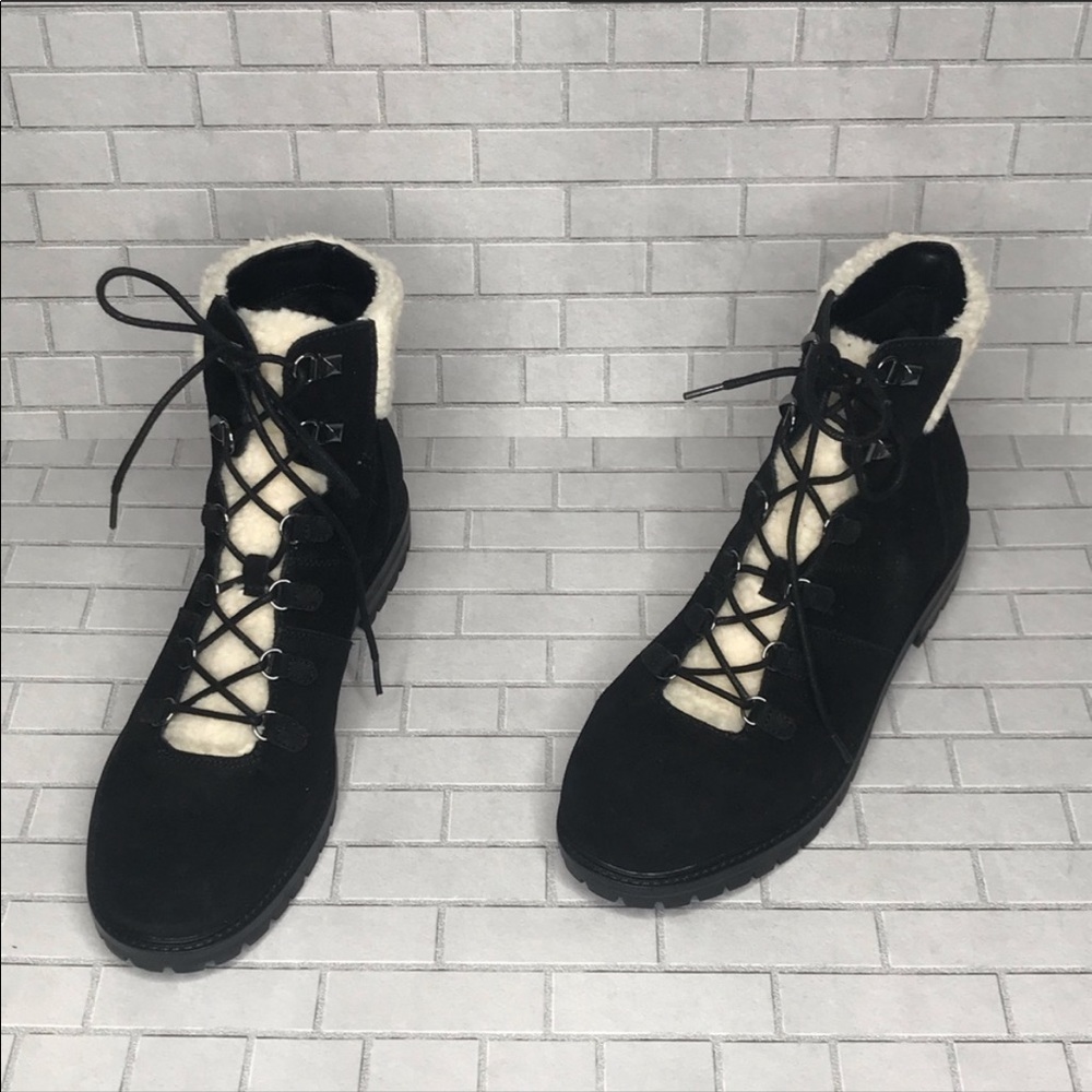 Marc Fisher Black lace up boots women’s size 11M